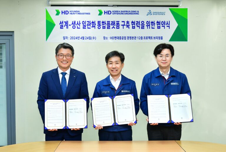 Dassault Systèmes and HD Hyundai Heavy Industry sign MoU for Virtual Twin-based Integrated Design-Production Platform